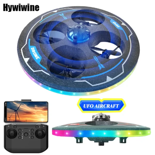Sfe7f70c5c87b4108ab4edb37b39c7afaz.webp Drone with Camera Foam UAV Ufo Intelligent Obstacle Avoidance Aerial Aircraft Mini RC Helicopter Dron Toys for Kids Christmas