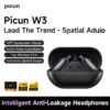 Picun W3 Wireless Earbuds with Active Noise Cancellation, EQ App Control, 60H Playtime, Immersive Spatial Audio, Wireless V5.4, Touch Control, Type-C Charging, Compatible with Smartphones/Tablets/Laptops - Incl. Protective Case