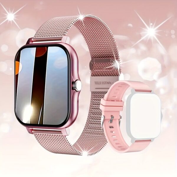 083e948757b8ea41cb0774df78c44a90-1.jpg The New Full Touch High-definition Men's And Women's Sports Smartwatch Features Wireless Dialing, Answering Calls, Motion Tracking, Photography, And Music Control. The Stylish Smartwatch Is Compatible With Android/IPhone, It's A Gift For Men And Women