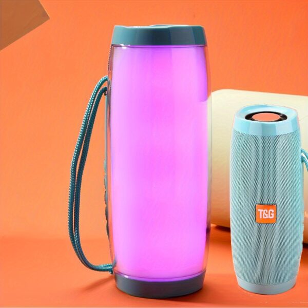 08cc6aa6-cd1e-4b2f-afaf-25a324cde8e9.jpg TG-157 Portable Wireless Speaker With Color LED Light, Outdoor 3D Stereo Woofer Luminous Speaker, TWS Stereo Woofer Pole Hands-free Call/FM/TF Card/U Disk, Connect Mobile Phone/Tablet/TV, Wireless Portable Audio