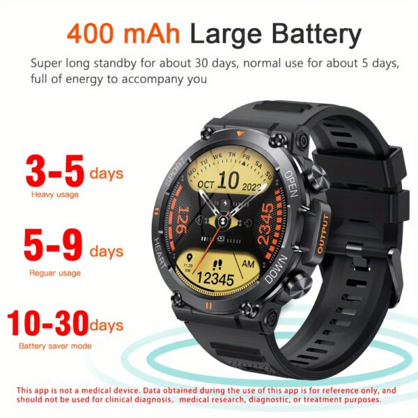 0bb4ea62-9fce-48f7-a9e8-d76b49575dcf-1.jpg Mens Smart Watch - Seamless Wireless Calling & Message Alerts, HD Touchscreen, Health Tracker, Sport-Ready - Universally Compatible with Smartphones