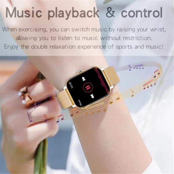1693386363551-eb25f97def8848fb8a4a704dad3afec8-goods.jpeg The New Full Touch High-definition Men's And Women's Sports Smartwatch Features Wireless Dialing, Answering Calls, Motion Tracking, Photography, And Music Control. The Stylish Smartwatch Is Compatible With Android/IPhone, It's A Gift For Men And Women