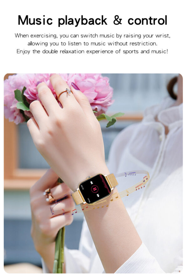 1693386372328-ba4495c462644af29bf281160e1226fc-goods.jpeg The New Full Touch High-definition Men's And Women's Sports Smartwatch Features Wireless Dialing, Answering Calls, Motion Tracking, Photography, And Music Control. The Stylish Smartwatch Is Compatible With Android/IPhone, It's A Gift For Men And Women