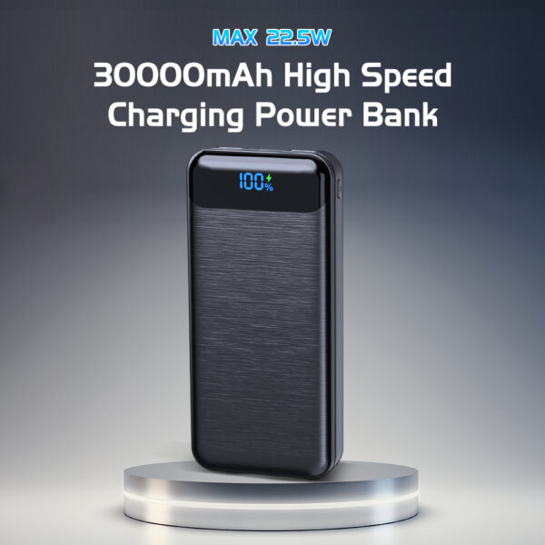 1720169534275-d87420b0ea294b03bcabe1e4e081ffa2-goods.jpeg Portable Charger Power Bank 30000mAh Dual USB Power Bank Output Interface, 22.5w Fast Charger Portable Charger, Exquisite and Compact, Compatible with Smartphones and All USB Devices (Black)