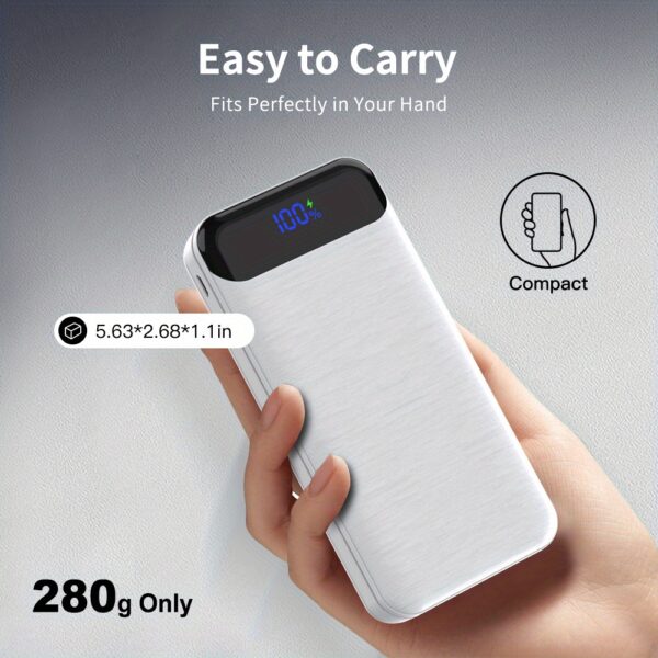 1720169535146-1f805fd8376040cb897d9ca5461aa065-goods-1.jpeg Portable Charger Power Bank 30000mAh Dual USB Power Bank Output Interface, 22.5w Fast Charger Portable Charger, Exquisite and Compact, Compatible with Smartphones and All USB Devices (Black)