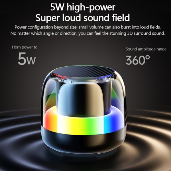 1a4a9e8c-4573-46a4-9a1b-fb540073d04d.jpg Wireless stereo speaker, wireless surround sound subwoofer speaker, rich bass, LED lighting, button controlled USB rechargeable, very suitable for computers, smartphones, tablets, and homes