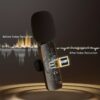 Professional Wireless Microphone for Smartphones, Laptops, Omnidirectional Condenser Recording Microphone for Interviews, Video Podcasts, Vlogging - Christmas Gifts