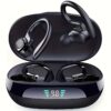 Wireless Earbuds with Touch Control, Volume Control, Condenser Mic, Type-C Charging, 300mAh Lithium Polymer Battery, USB Charged, ≤36V, 0.05-0.5W Power, Open-Back Earphones for Android/iOS Smartphones, with No Quick Charge, No Charger Included