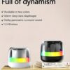 3150d338-c7d6-4175-8853-50cb5f286bd9.jpg Wireless stereo speaker, wireless surround sound subwoofer speaker, rich bass, LED lighting, button controlled USB rechargeable, very suitable for computers, smartphones, tablets, and homes