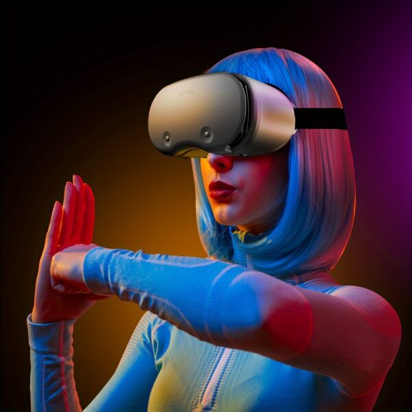 316fa834-2748-4ec4-9a78-ed4ca2518479.jpg 3D Immersive VRGPro X7 Glasses - Immersive 3D Visual Experience, 120 Degree Wide-angle High-definition Blue Light Coated Lenses, Independent Adjustment Of Two Eyes Up To 800 Degrees, Compatible With 5-7 Inch IPhone/Android Smartphones