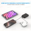 31d9d9c4-dca6-4487-9b9a-4d412c1bf313-1.jpg High-Capacity 16000mAh Power Bank - 5V/7.4V Battery Pack For Heated Vest With LED Display, DC/USB/Type-C Output - Fast Charging 22.5W Portable Charger Compatible With Smartphones, Tablets And More