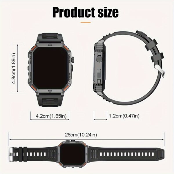 329f154e-d940-4b4b-9c8a-e7d709bf2a6a-1.jpg Men's Wireless Smart Watch with 100+ Sport Modes, Full Touch Screen Activity Tracker, Pedometer, and Calorie Counter for Smartphones