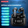 32e27c09-293e-4fc0-b165-2bf24c89de7f.jpg HASHZHE Wireless Earbuds with AI Translation for 144 Languages, Active Noise Cancellation, Sleep Aid, 40H Battery, Pure Cobalt Cell, High-Fidelity Copper Ring Speaker, Touch Control for Music, Call Control & Compatible with Smartphones