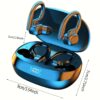 Wireless Earbuds with Touch Control, Volume Control, Condenser Mic, Type-C Charging, 300mAh Lithium Polymer Battery, USB Charged, ≤36V, 0.05-0.5W Power, Open-Back Earphones for Android/iOS Smartphones, with No Quick Charge, No Charger Included