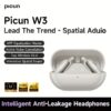 Picun W3 Wireless Earbuds with Active Noise Cancellation, EQ App Control, 60H Playtime, Immersive Spatial Audio, Wireless V5.4, Touch Control, Type-C Charging, Compatible with Smartphones/Tablets/Laptops - Incl. Protective Case