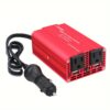 5b1714f0-39a1-4462-8b32-5122f10b9ab7.jpg 500W Heavy-Duty Power Inverter - DC 12V to 110V AC Converter with 3.1A Dual USB Car Adapter for Charging Laptops, Tablets, and Smartphones on The Go - Portable and Compact Design