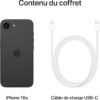 613oVAHsOsL._AC_SX679_ Apple iPhone 16e 128 Go : Conçu pour Apple Intelligence, Puce A18, Autonomie de Taille, Caméra Fusion 48 Mpx, Écran Super Retina XDR de 6,1 Pouces; Noir