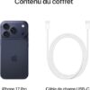 61QhhgIbrJL._AC_SX466_ Apple iPhone 17 Pro 256 Go : Écran 6,3 pouces avec ProMotion jusqu’à 120 Hz, Puce A19 Pro, Autonomie prodigieuse, Système caméra Pro Fusion avec caméra avant Center Stage ; Bleu intense