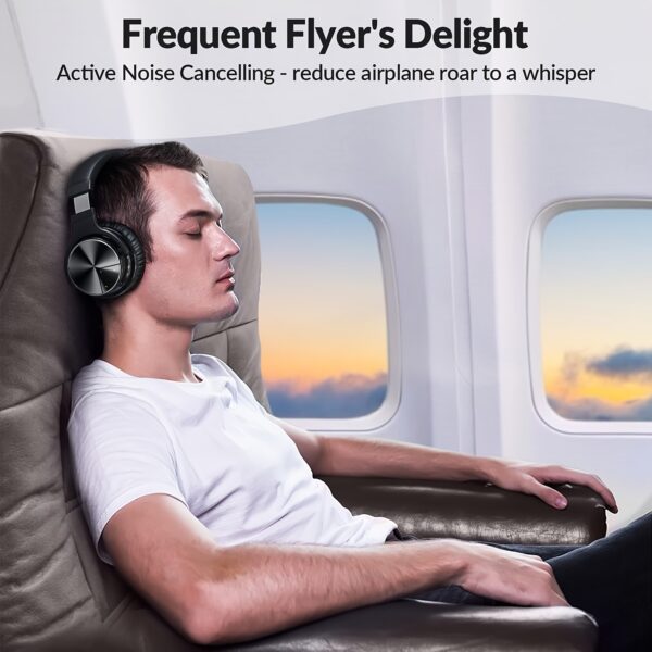 65c85a09-e539-4dc9-8197-51756aa2dd95.jpg Active Noise Canceling Wireless Headphones with Mic, Compatible for for Smartphones/Tablets, Wireless 5.2 Over-Ear Headphones with 30H Playtime, ANC for Travel, Noise Cancelling Headphones for s & for (Driver Compatibility)