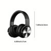 66fd6aad-f00e-40fe-9c27-c3e44e276d7c.jpg Active Noise Canceling Wireless Headphones with Mic, Compatible for for Smartphones/Tablets, Wireless 5.2 Over-Ear Headphones with 30H Playtime, ANC for Travel, Noise Cancelling Headphones for s & for (Driver Compatibility)
