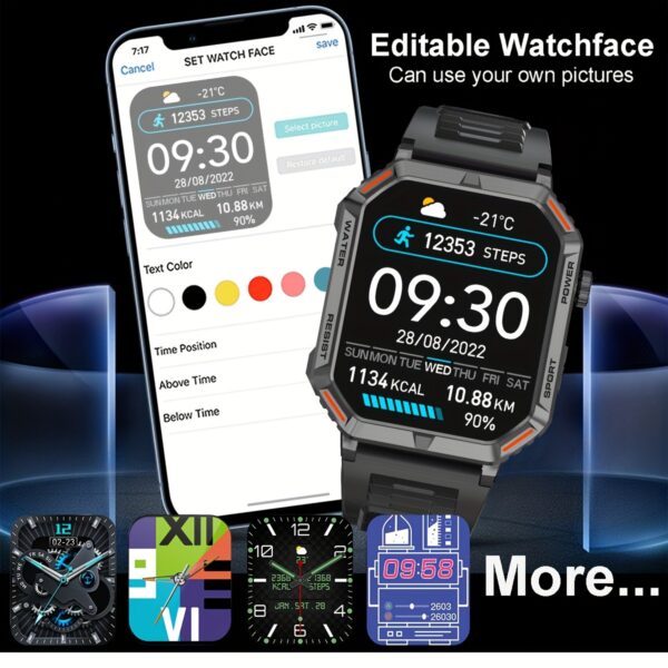 6a52670d-f26b-4fd8-a524-3d89a7fa580b.jpg Men's Wireless Smart Watch with 100+ Sport Modes, Full Touch Screen Activity Tracker, Pedometer, and Calorie Counter for Smartphones