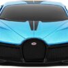 CMJ RC Cars Bugatti Divo Blue Voiture télécommandée 1:24 sous Licence Officielle Échelle 1:24 Feux de Travail 2,4 GHz