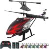71xEjHprrUL._AC_SX425_ Hélicoptère Télécommandé Enfant – 30 min de Vol (2 Batteries), Effets LED, Maintien d’Altitude, Décollage/Atterrissage à 1 Touche – Jouet Intérieur pour Enfants dès 6 ans