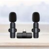 Professional Wireless Microphone for Smartphones, Laptops, Omnidirectional Condenser Recording Microphone for Interviews, Video Podcasts, Vlogging - Christmas Gifts