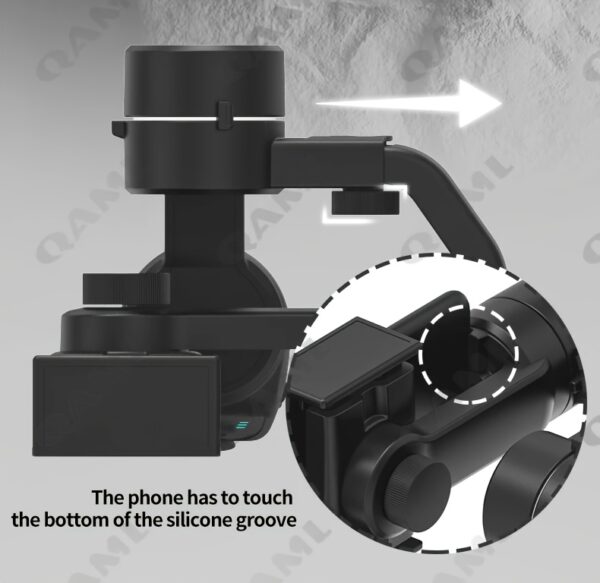 7656bcdf-f1a4-4823-9125-9c23c49e29c6.jpg ProStabilizer F8 - 3-Axis Handheld Gimbal Phone Holder for Smooth Anti-Shake Video Recording and Stabilization - Compatible with Xiaomi, iPhone, and All Cellphone Smartphones