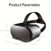 81247f78-3feb-11ef-8663-0a580a6610a4.jpg 3D Immersive VRGPro X7 Glasses - Immersive 3D Visual Experience, 120 Degree Wide-angle High-definition Blue Light Coated Lenses, Independent Adjustment Of Two Eyes Up To 800 Degrees, Compatible With 5-7 Inch IPhone/Android Smartphones