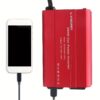 82a3e8c2-375f-4736-bbec-f42859b20803.jpg 500W Heavy-Duty Power Inverter - DC 12V to 110V AC Converter with 3.1A Dual USB Car Adapter for Charging Laptops, Tablets, and Smartphones on The Go - Portable and Compact Design