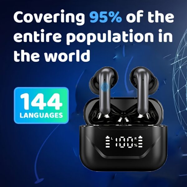 8477bf48-ab7d-4309-848c-0c7994fc1837.jpg HASHZHE Wireless Earbuds with AI Translation for 144 Languages, Active Noise Cancellation, Sleep Aid, 40H Battery, Pure Cobalt Cell, High-Fidelity Copper Ring Speaker, Touch Control for Music, Call Control & Compatible with Smartphones