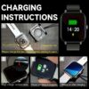 84c3ee14-78c7-4c2b-a807-7725377a32ec-1.jpg The New Full Touch High-definition Men's And Women's Sports Smartwatch Features Wireless Dialing, Answering Calls, Motion Tracking, Photography, And Music Control. The Stylish Smartwatch Is Compatible With Android/IPhone, It's A Gift For Men And Women