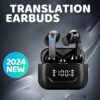 8827bc4b-7a6b-425f-a3c1-6835491ce711.jpg HASHZHE Wireless Earbuds with AI Translation for 144 Languages, Active Noise Cancellation, Sleep Aid, 40H Battery, Pure Cobalt Cell, High-Fidelity Copper Ring Speaker, Touch Control for Music, Call Control & Compatible with Smartphones