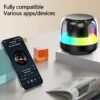 8ebb3273-0171-42b4-8eb7-e888b5c97450.jpg Wireless stereo speaker, wireless surround sound subwoofer speaker, rich bass, LED lighting, button controlled USB rechargeable, very suitable for computers, smartphones, tablets, and homes