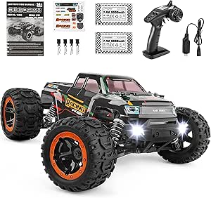 HAIBOXING Voiture Télécommandée 1:16 RC Car Monster Truck, étanche RTR Tout-Terrain Voiture RC 36 km/h, à Grande Vitesse à Distance Les Jouets Téléguidés