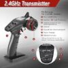 HAIBOXING Voiture Télécommandée 1/16 4WD 2,4 GHz RC Voiture Haute Vitesse 36 km/h Camion Monstre Tout Terrain Chenille Étanche Buggy Jouet de Passe Temps pour Adultes et Enfants