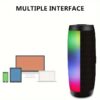 92ec170d-b3d5-412f-940e-0a8b53ab10d9.jpg TG-157 Portable Wireless Speaker With Color LED Light, Outdoor 3D Stereo Woofer Luminous Speaker, TWS Stereo Woofer Pole Hands-free Call/FM/TF Card/U Disk, Connect Mobile Phone/Tablet/TV, Wireless Portable Audio