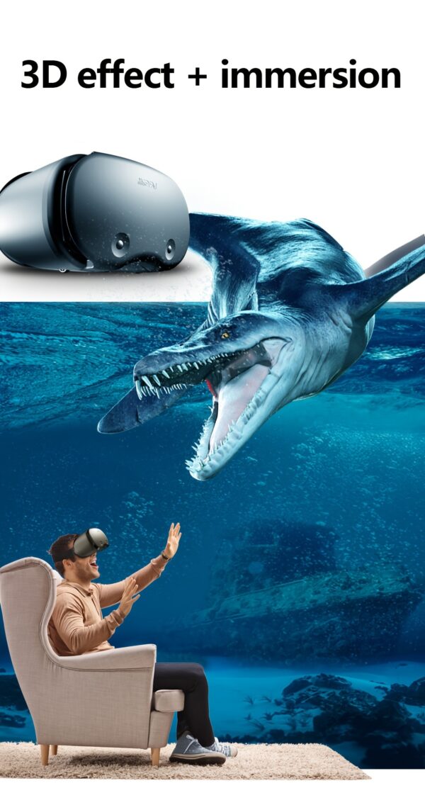 9bcdf5b8-a51c-46bb-b300-363e9bf3cdab.jpg 3D Immersive VRGPro X7 Glasses - Immersive 3D Visual Experience, 120 Degree Wide-angle High-definition Blue Light Coated Lenses, Independent Adjustment Of Two Eyes Up To 800 Degrees, Compatible With 5-7 Inch IPhone/Android Smartphones