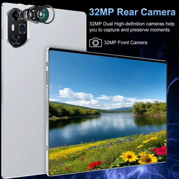 A02daa520ce684670b5e37345a3b42e43k.webp 2026 Android 13 S30Pro Global Pad New 10.36 inch tablet SOF Dragon 8 Gen2 16GB 1TB 4KHD 5G WIFI Bluetooth WPS mAh tabs