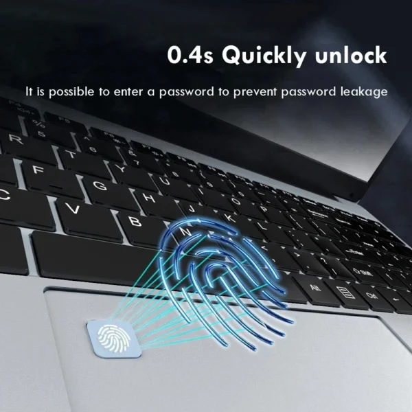 15.6" Windows 11 laptops Computer Intel CORE i3 5005 16GB RAM 1/2TB SSD Notebook Gamer Computer PC Fingerprint unlocking Laptops