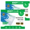 EIOTCLUB Europe & US Data SIM Card - 5GB 30DAY, 5G/4G High Speed Travel SIM, Data-Only, Rechargeable, No Roaming Fee