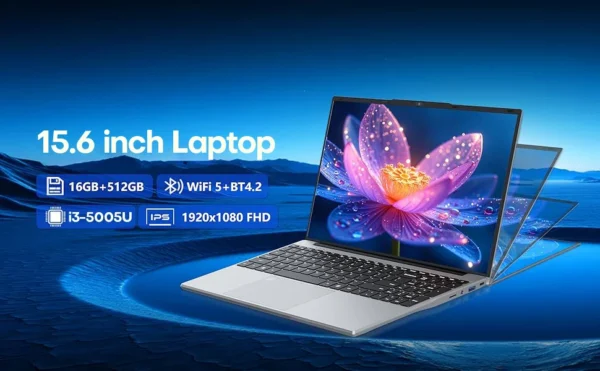 A146d0a4ad15d440890bf7f0ba0b33b69K.webp Windows 11 Pro Laptop Computer Intel Core i3-5005U 15.6" 16GB DDR 1TB SSD Laptops Office Computer PC Fingerprint Unlock Notebook