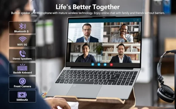 A1b0f7498fd43413b89c3201af3b8087cz.webp Portable NotebookIntel Core i9-9900U Windows 11 Pro 15.6 inch Laptop Computer HD Screen 16GB RAM 1TB 2TB SSD laptops PC