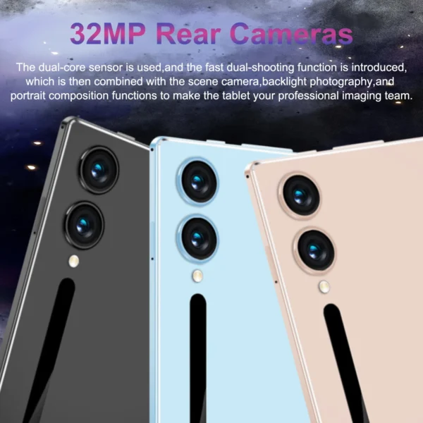 A4e82b4130be04f24bf503400f05e184bE.webp 2026 Android 13 S30Pro Global Pad New 10.36 inch tablet SOF Dragon 8 Gen2 16GB 1TB 4KHD 5G WIFI Bluetooth WPS mAh tabs
