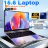 15.6" Windows 11 laptops Computer Intel CORE i3 5005 16GB RAM 1/2TB SSD Notebook Gamer Computer PC Fingerprint unlocking Laptops
