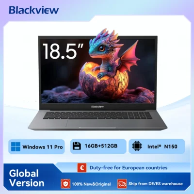A5afc81ac787a4b5fb820cb3ee5fc1c66e.webp Blackview Laptop Acebook 10 18.5-inch 16GB DDR4 512GB SSD +2TB TF, 3.6GHz Processor N150, Win 11 PRO, 60.8 Wh, WiFi 6&BT 5.2