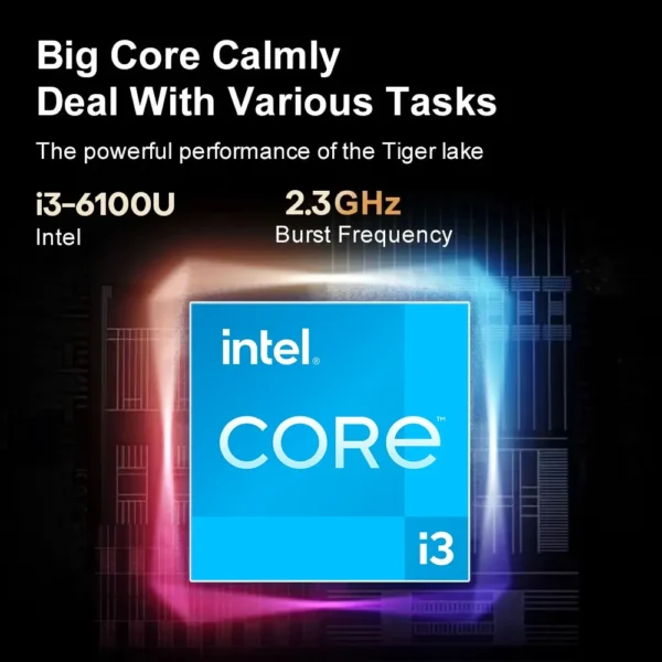 A5e09a6393fd7438baff3cb213bbbdb72J.webp 15.6" Intel Core i3 6100U Laptop Computer Windows 11 16GB RAM 1/2TB SSD Notebook PC Portable Notebook PC Office Study Laptops