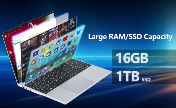 A64312398bebb48608a9712f66b6d4881i.webp Windows 11 Pro Laptop Computer Intel Core i3-5005U 15.6" 16GB DDR 1TB SSD Laptops Office Computer PC Fingerprint Unlock Notebook