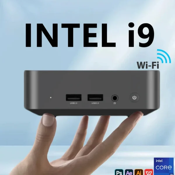 2026 Mini Gaming PC Desktop Windows 11 Pro Intel Core i9 8950HK Mini PC 16GB DDR4  1TB SSD PC Gamer Computer Dual WIFI 6 BT5.2 4K HD